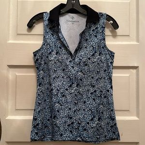 Tuckernuck Sport Hydrangea Sleeveless Polo